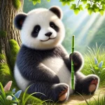 のんびりパンダ 特徴: ゆったりとしたペースで過ごす癒し系。 キーワード: リラックス、マイペース、ほのぼの。